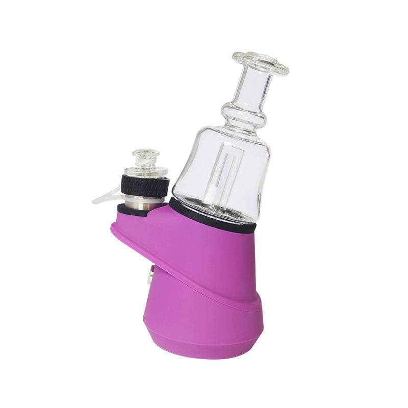 Hay Vaporizer Glass Smoke Cream Dry Burning Bong Hookah Electronic Hookah Set - Velora