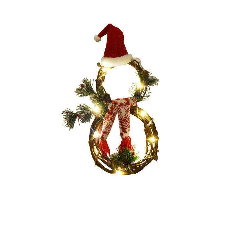 Christmas Decorations Christmas Lights Decoration Vine Circle - Velora