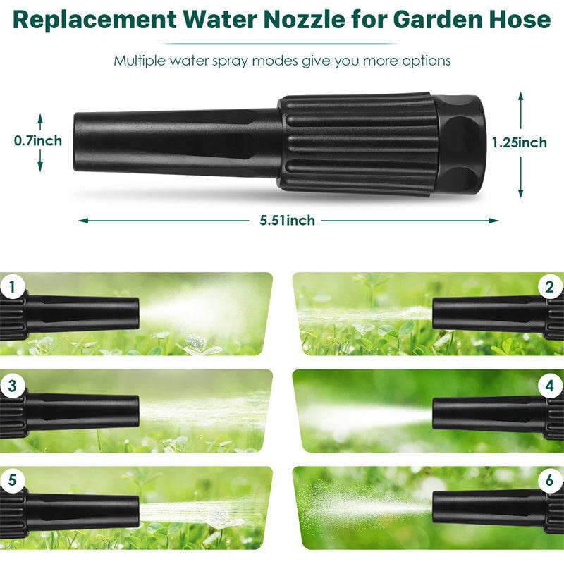Metal Garden Hose, 100ft Stainless Steel Flexible Water Hose With 10 Adjustable Patterns Spray Nozzle, Heavy Duty Water Pipe , Kink Free , 2 Nozzles - Velora
