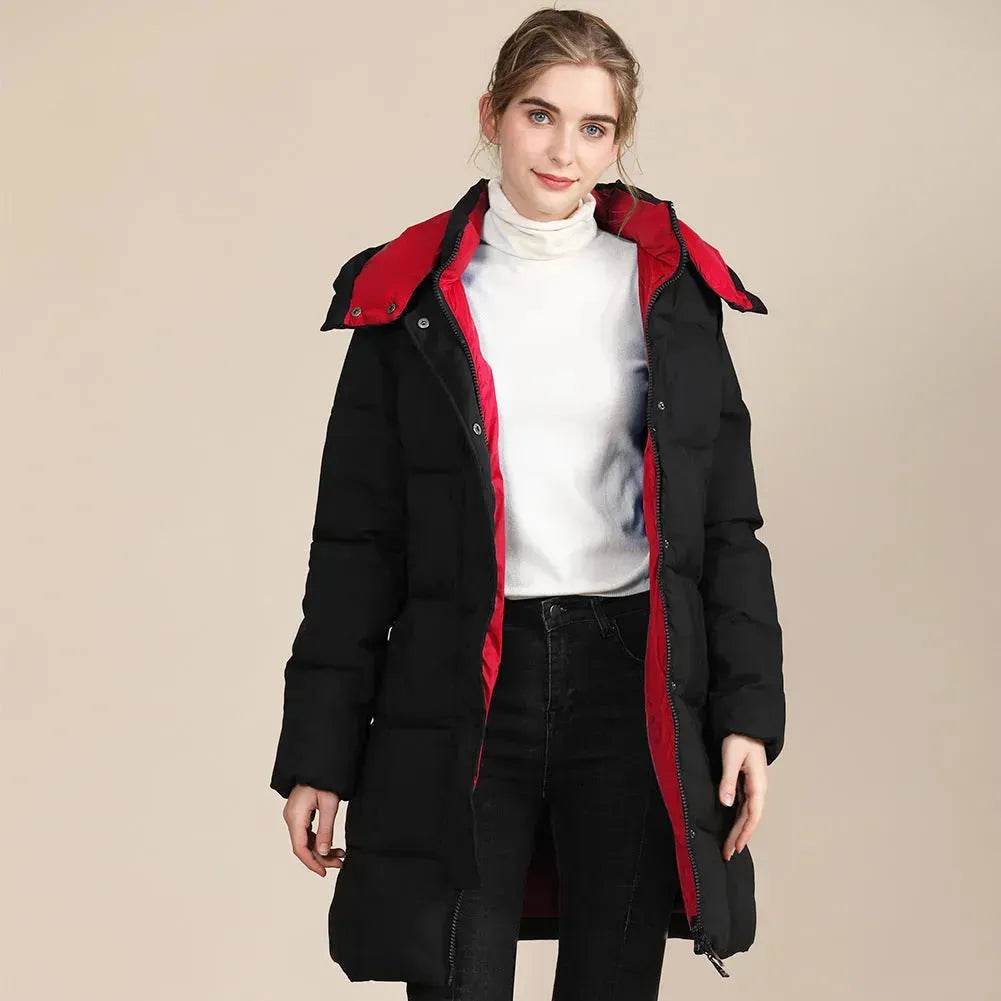 Unisex Hooded Winter Long Puffer coat - Velora
