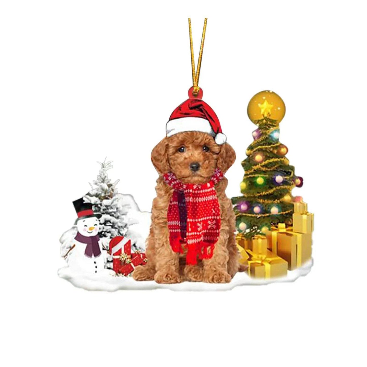 Christmas Family Puppies Decorate Trees With Lights - Velora