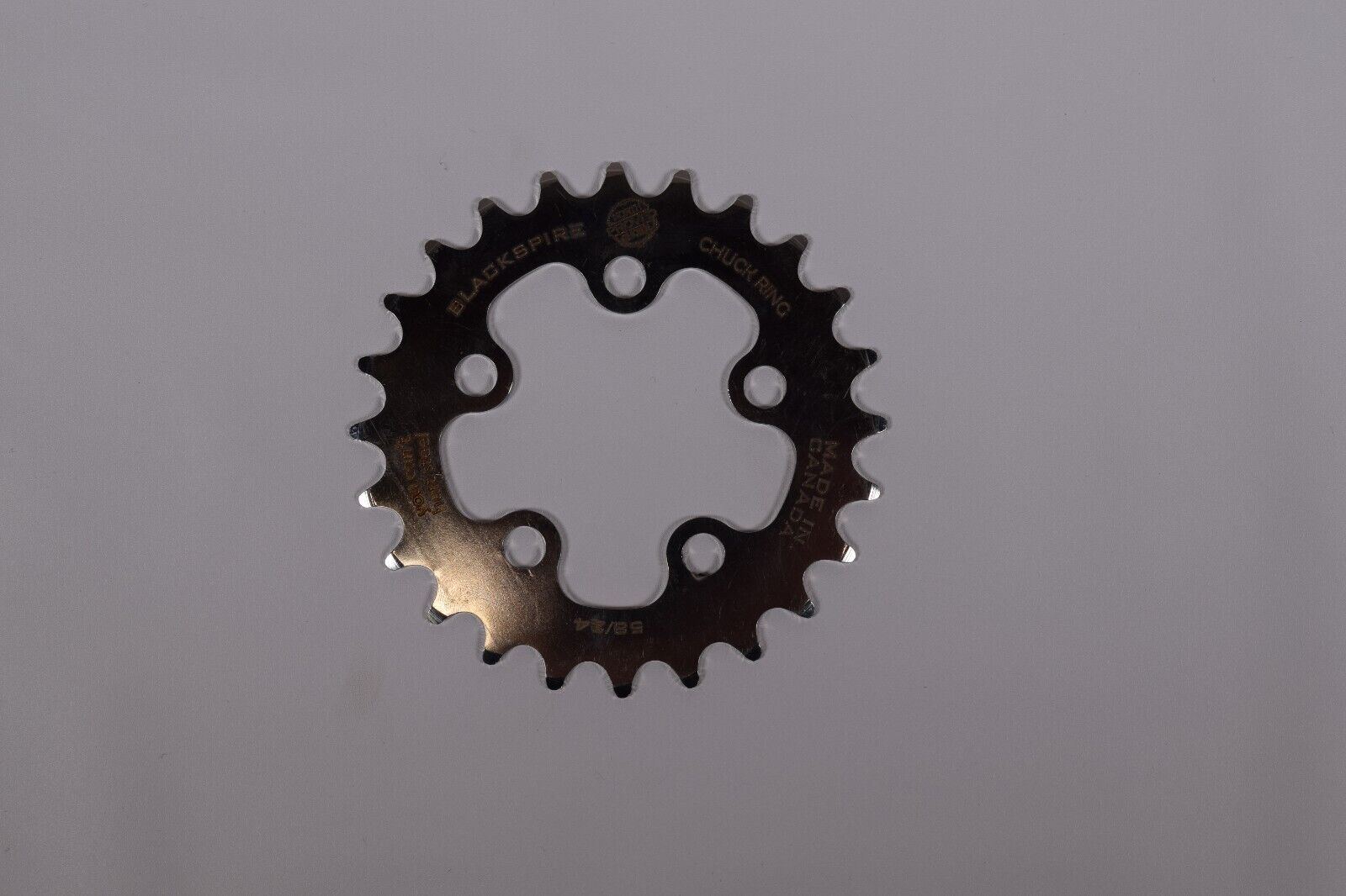 BLACKSPIRE Chuck Stainless Steel Chainrings , Assorted Sizes, Made in Canada - Velora