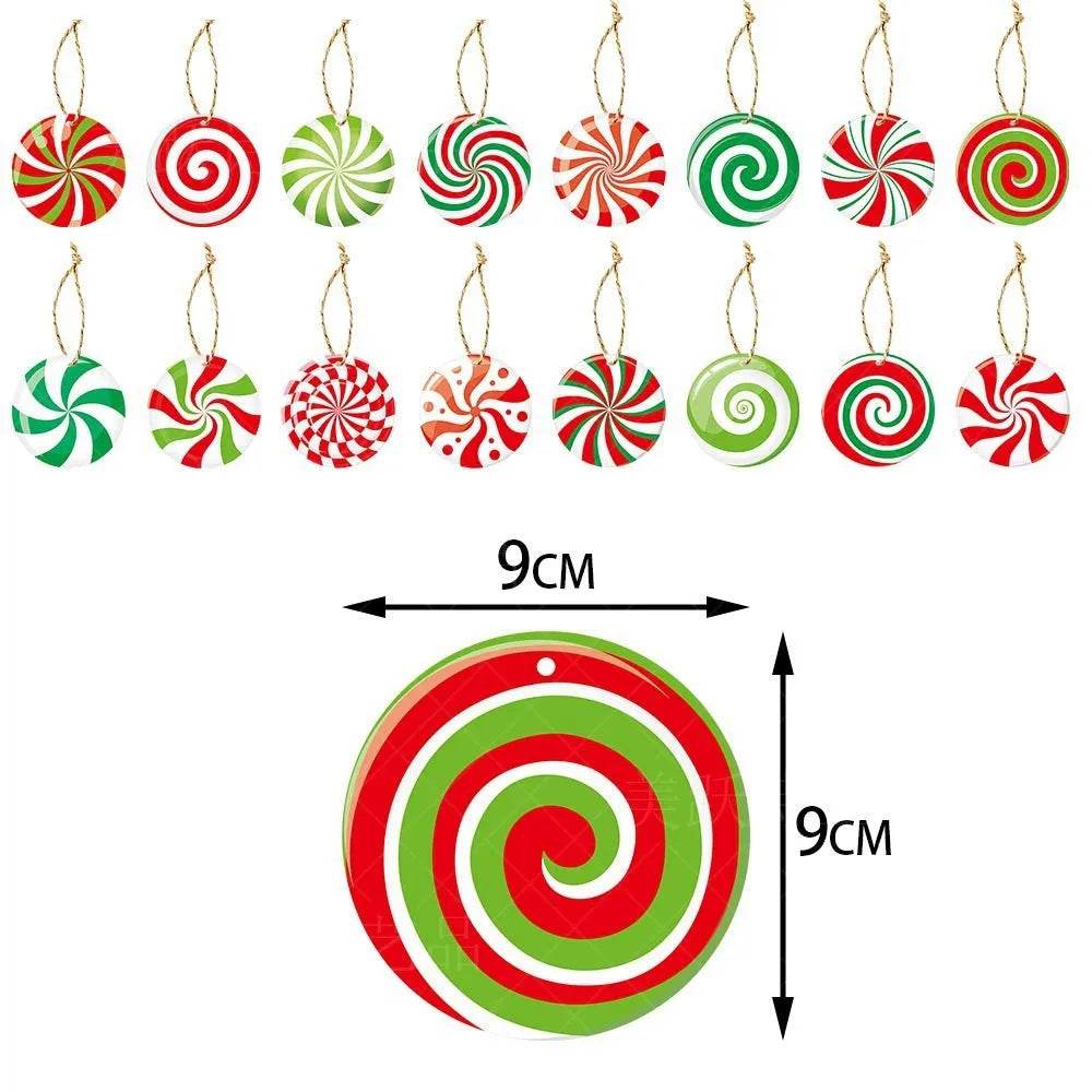 Christmas Party Christmas Tree Decorations Arrangement Candy Ornaments - Velora