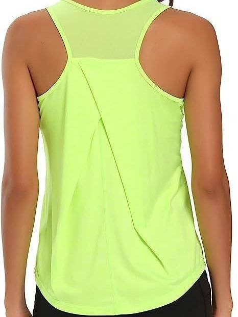 Mesh Yoga Sports Running Vest Sleeveless Workout Tank top women - Velora