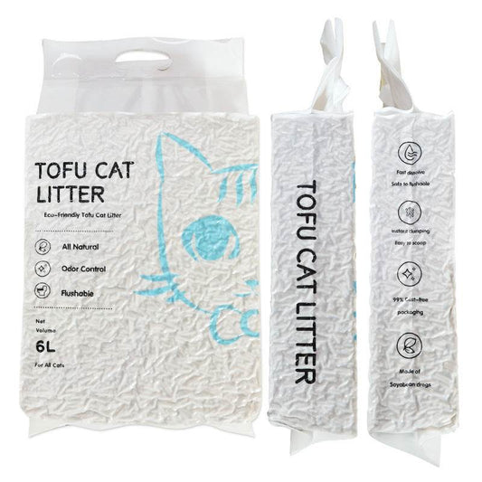 Tofu Cat Litter Mixed Original Flavor green tea - Velora
