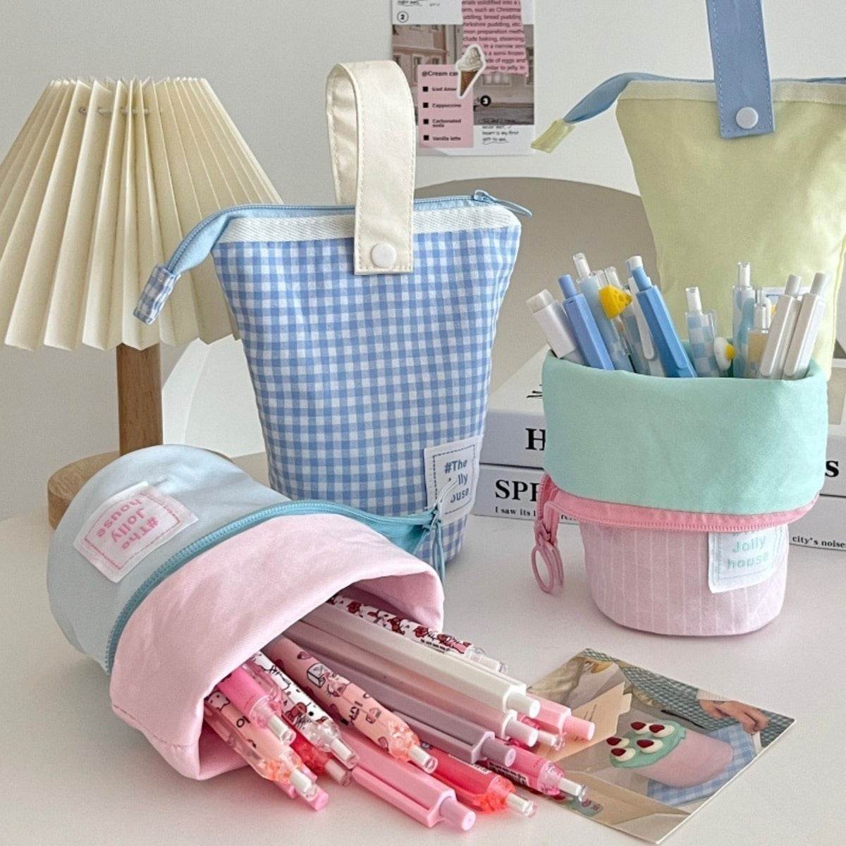 Stationery storage bag - Foldable Compartment - Large Capacity - Velora