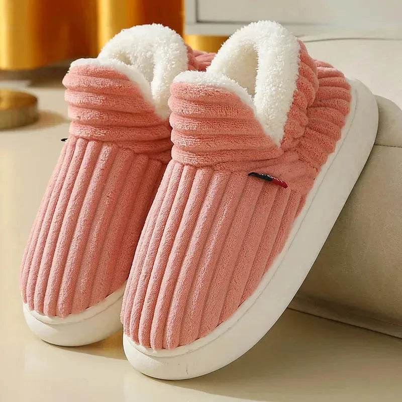 Winter Men's And Women's Same Style Cotton Slippers - Velora