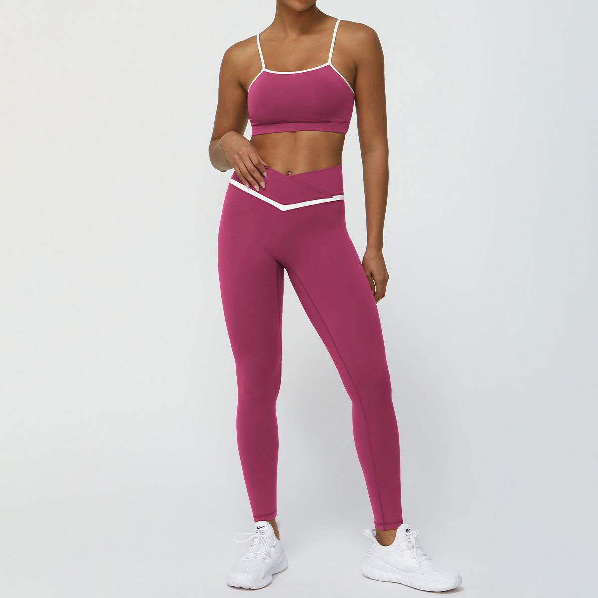 Workout Clothes for Women Running Yoga Outfit Set 2pcs - Velora