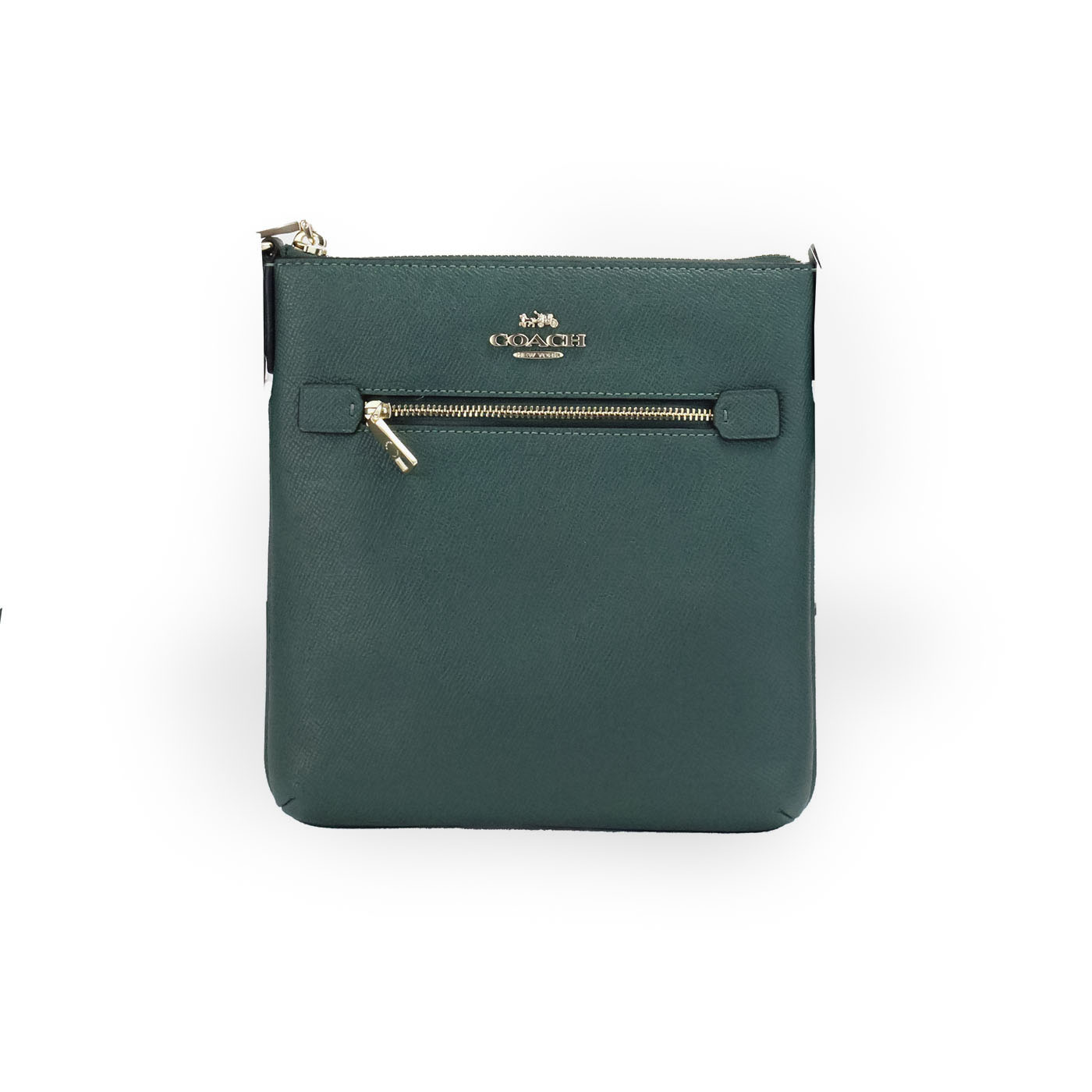 Coach Rowan Miniature Dark Pine Leather Satchel