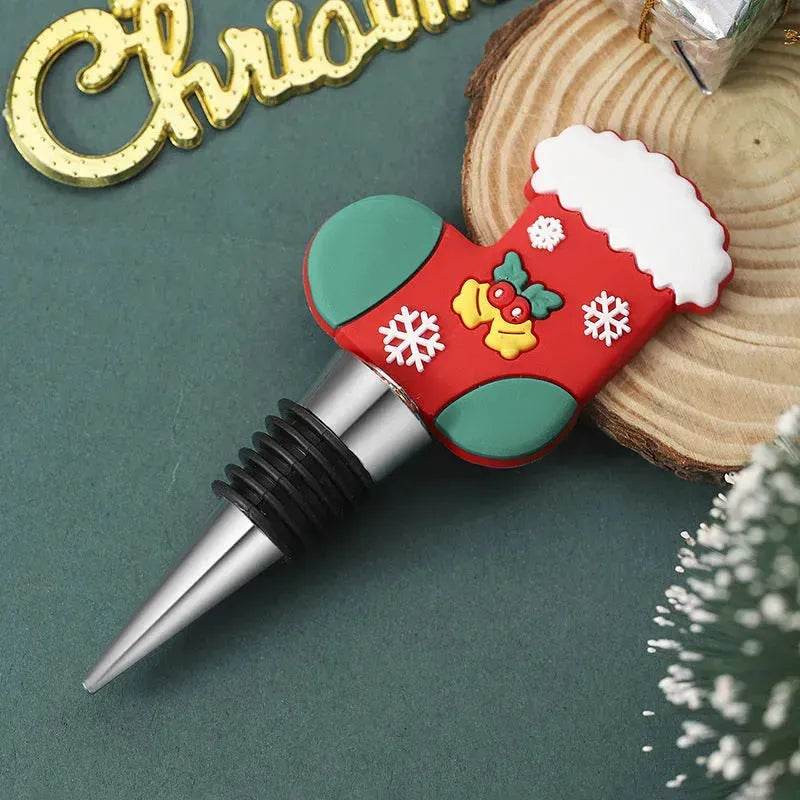 Christmas Holiday Wine Bottle stopper Gift Idea 2024 - Velora