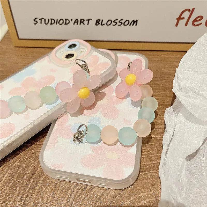 Fashion Flower Bracelet Silicone Phone Case - Velora