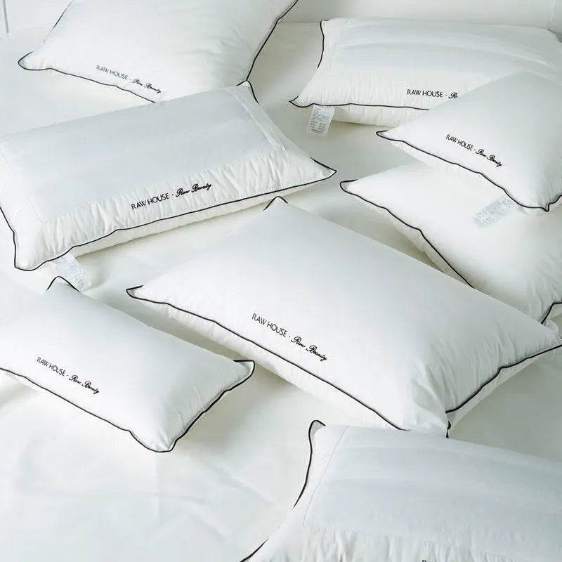 Single Core Pillow Household Neck Protector Soft And Breathable - Velora