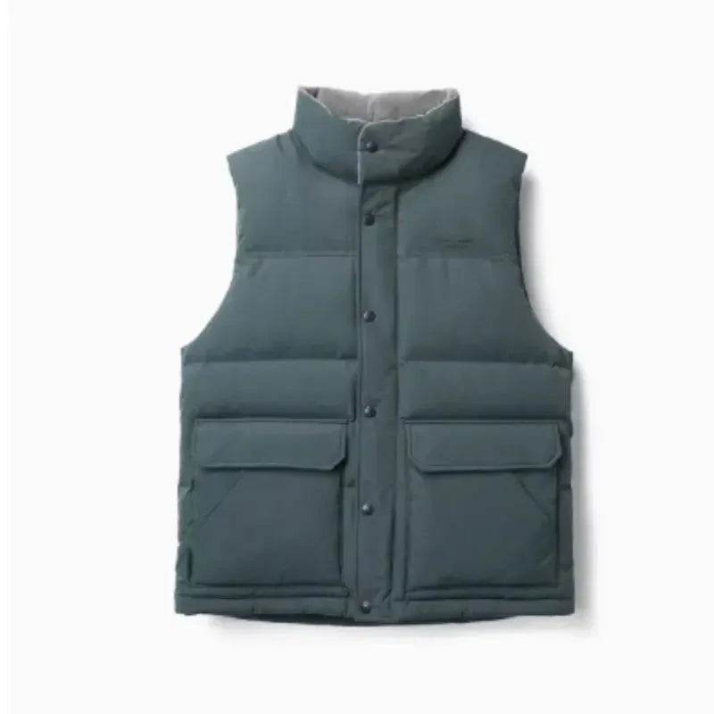 Winter Sleeveless Duck Down Windproof Vest Down Jacket Coat for men - Velora