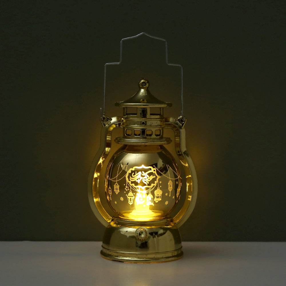 Ramadan Eid Mubarak Lantern Led Lights Party Decor Kids Gifts Middle East laser carved lantern - Velora