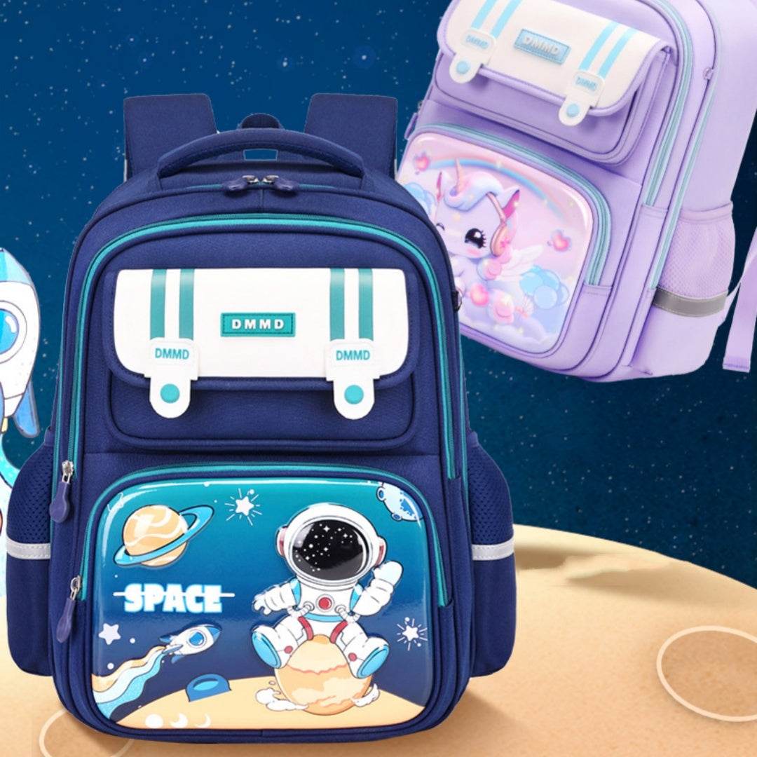 Large Capacity Waterproof Lightweight Schoolbag for Girls – Student Backpack - Velora