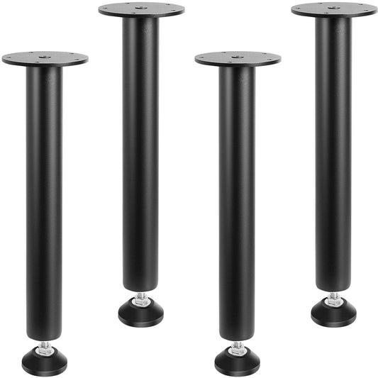 16 Inch Adjustable Desk Legs, Set Of 4 - 1200 Lbs Load Capacity. - Velora