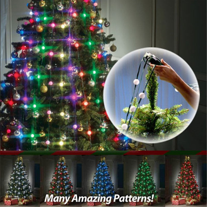 64 and 48 Light Dazzler Shower Tree Light Show of Christmas Tree https://like2b-uy