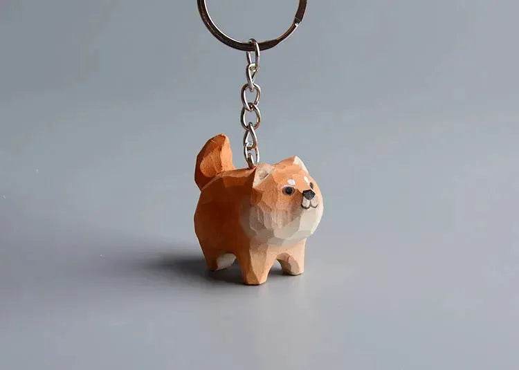 Creative Decorative Hand carved wooden Cat Trinkets Ornaments - Velora