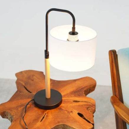 New Design Small Modern Stylish Desk Lamp In Stock In The United States,Easy To Install For Bedside Table Lamp, Night Light, Study Lamp, Arcus Paniz Simple Table Lamp With Cylinder Shade 110V - Velora