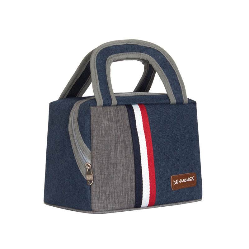 Women Fashion Thermal Insulated Denim Work Lunch Bag - Velora