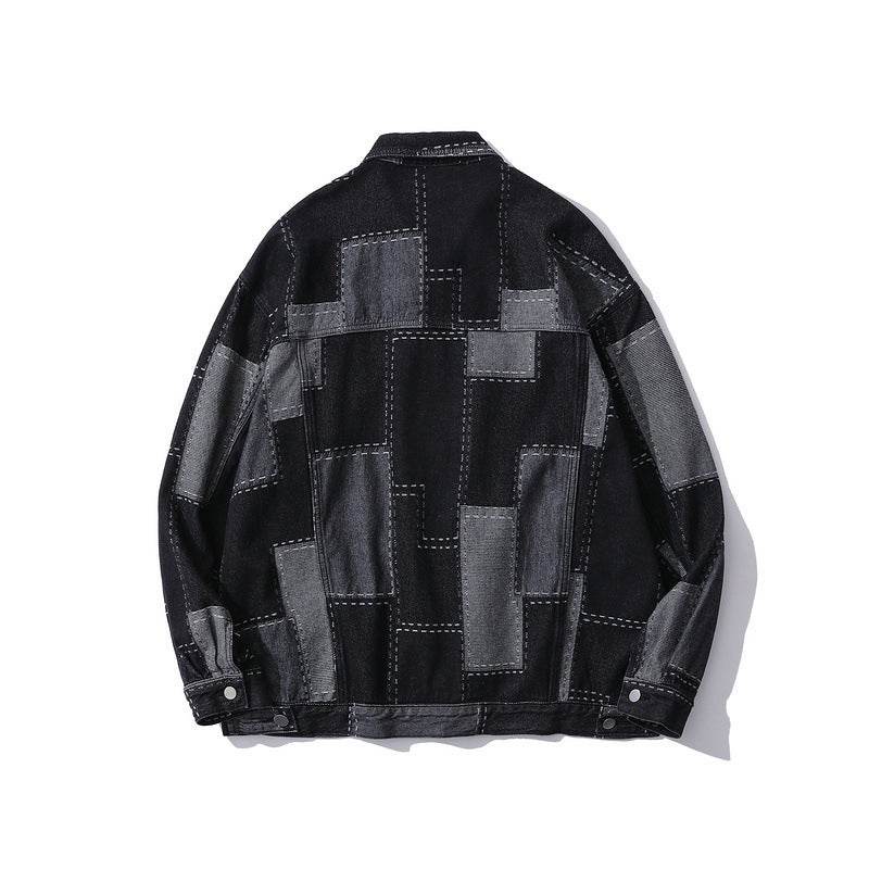 Black Denim Cardigan Jacket New Men And Women - Velora