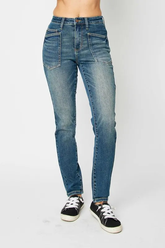 Judy Blue Full Size High Waist Skinny Jeans - Velora
