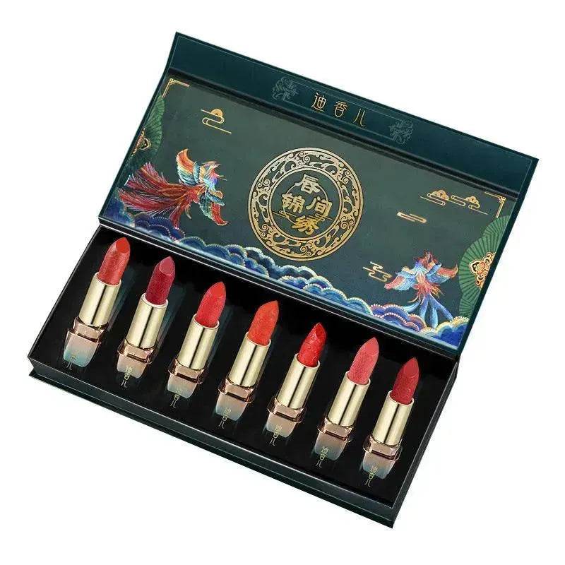 Chinese style imperial palace carved lipstick - Velora