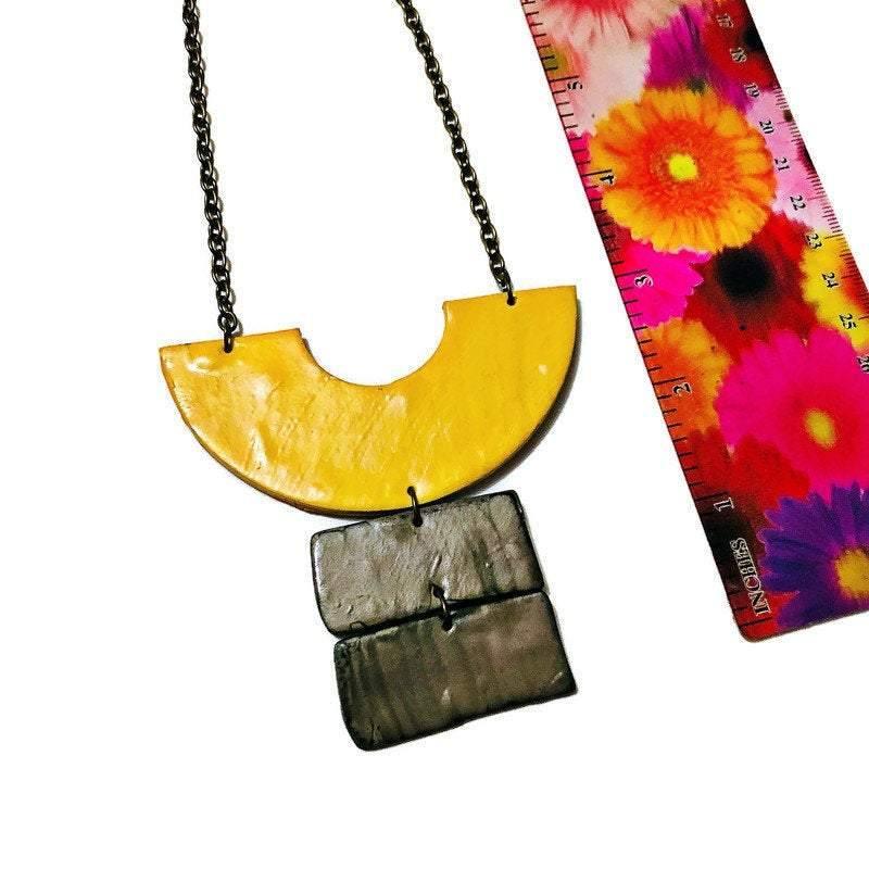 Chunky Statement Necklace & Earring Set Handmade - Velora Luxury Fashion