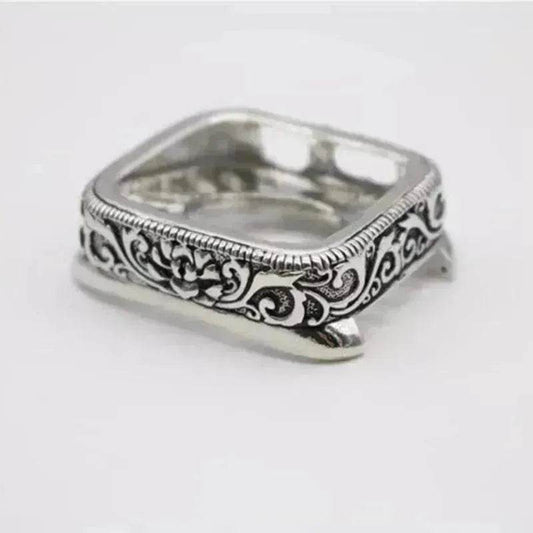Classy Vintage Carved Watch Protective Case Compatible with Apple Smart Watch