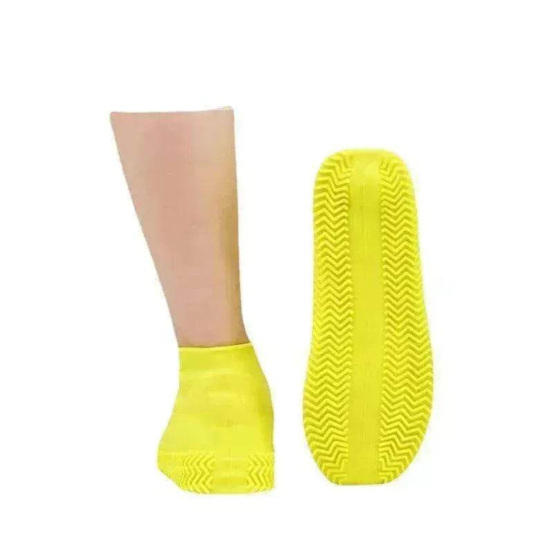 colorful Portable Silicone Waterproof Non-slip Shoe Cover - Velora