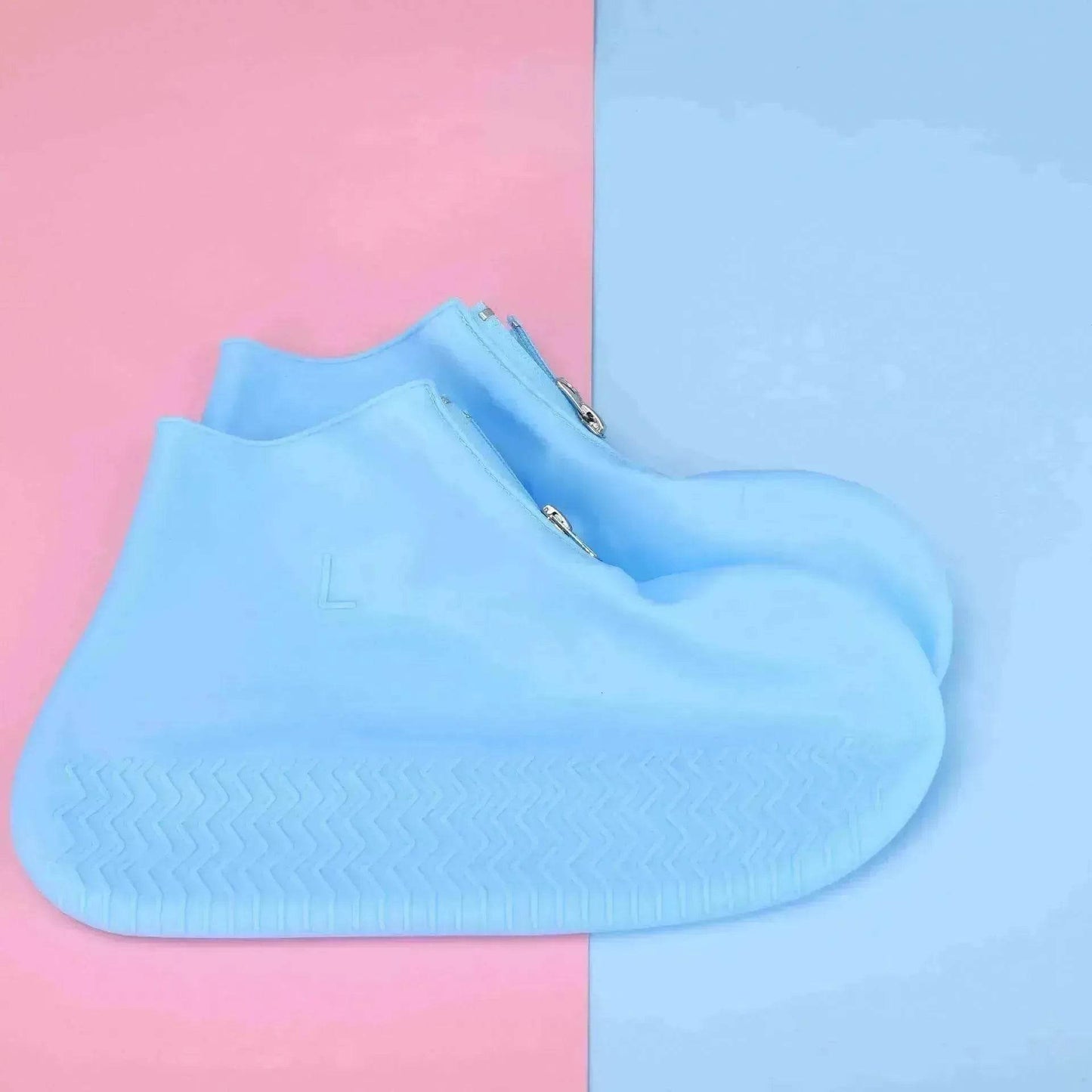 colorful Portable Silicone Waterproof Non-slip Shoe Cover - Velora