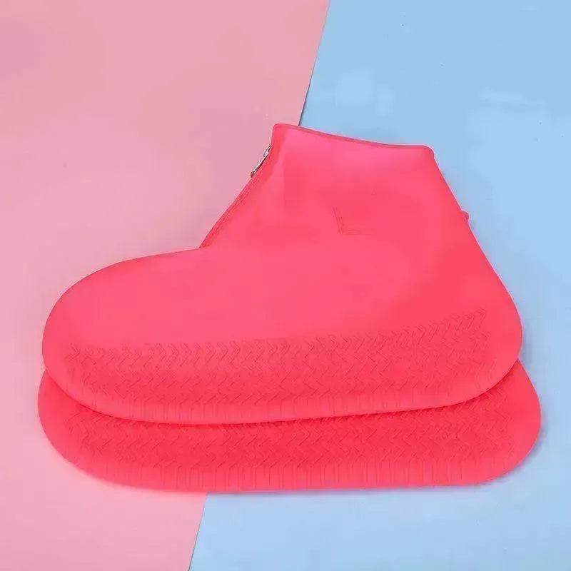 colorful Portable Silicone Waterproof Non-slip Shoe Cover - Velora