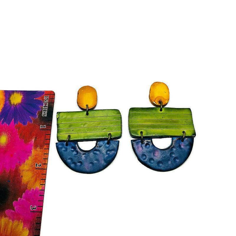 Geometric Jewelry Set with Statement Necklace & Large Earrings - Velora Luxury Fashion