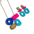 Colorful Geometric Necklace Handmade - Velora Luxury Fashion