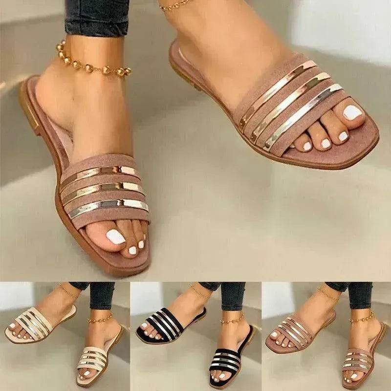 Comfortable Flat Slippers Women - Velora