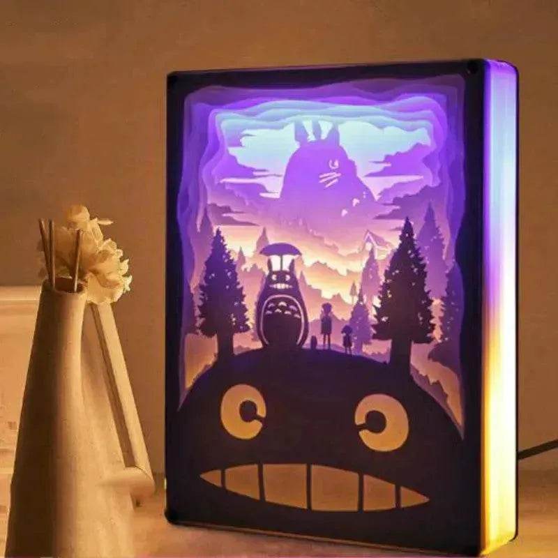 Creative 3D Hollow Paper-cut Light And Shadow Carving Lamp - Velora