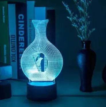 Creative 3D night light LED lamp - Velora