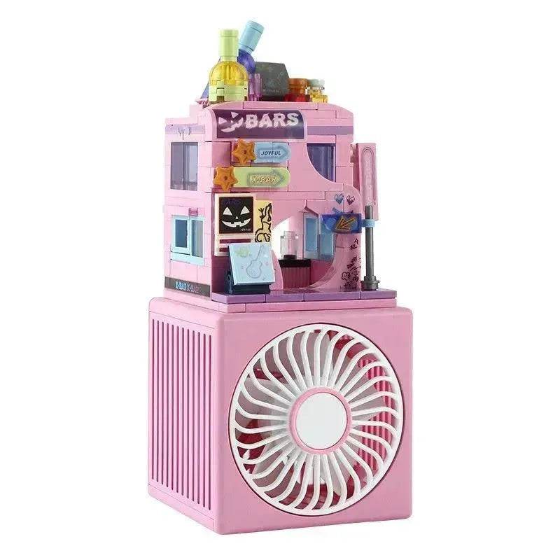 Creative Little Fan Street View Building Blocks Toy - Velora