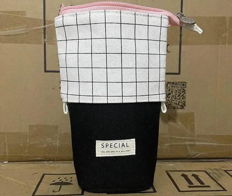 Creative student stationery canvas pencil bag - Velora