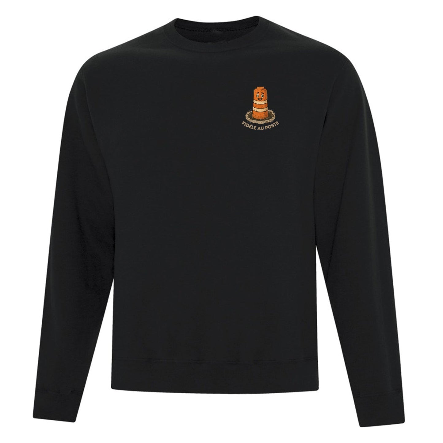 Crewneck "Fidèle au poste" imprimé