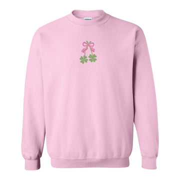 Crewneck "Lucky Babe" brodé