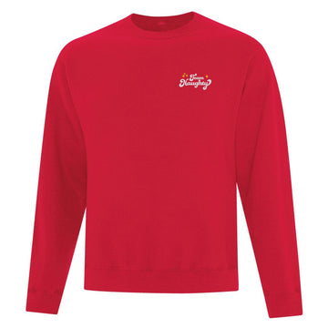 Crewneck "Team Naughty" brodé
