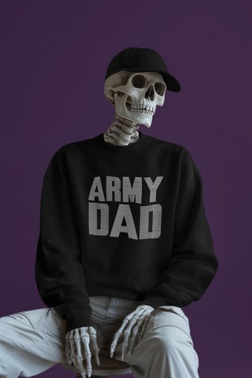 Army Dad Rhinestone Shirt – Military Pride Sparkle Bling Apparel | Blingdazzel