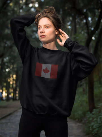 Canada Flag Rhinestone Shirt – Canada Day Sparkle Bling Apparel | Blingdazzel