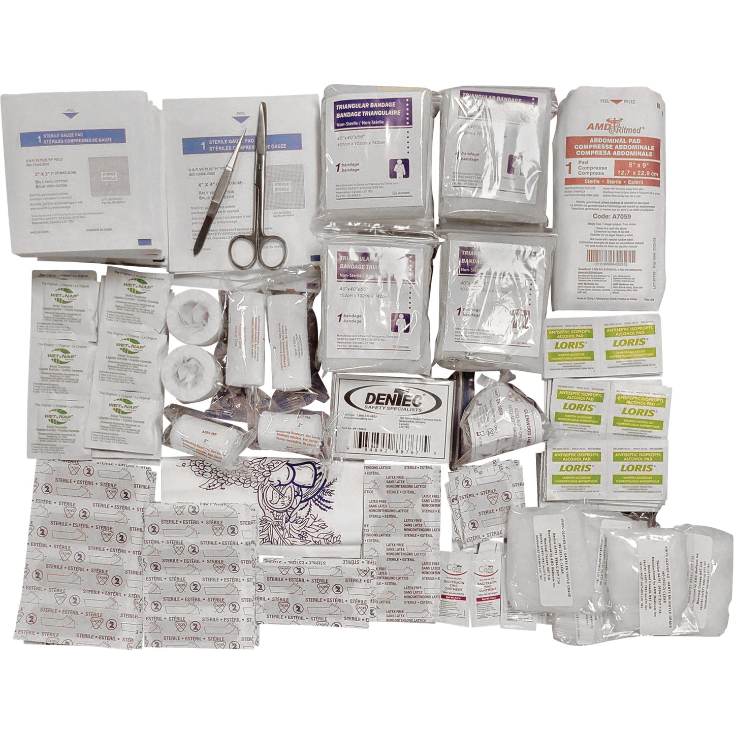 CSA Z1220 - 17 TYPE 2 LARGE FIRST AID KIT(51-100 Workers), Plastic Box - Velora Luxury Fashion