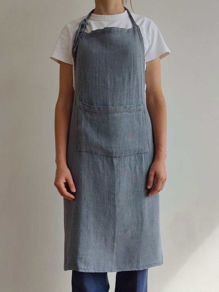 Culinary Linen Apron - Velora Luxury Fashion