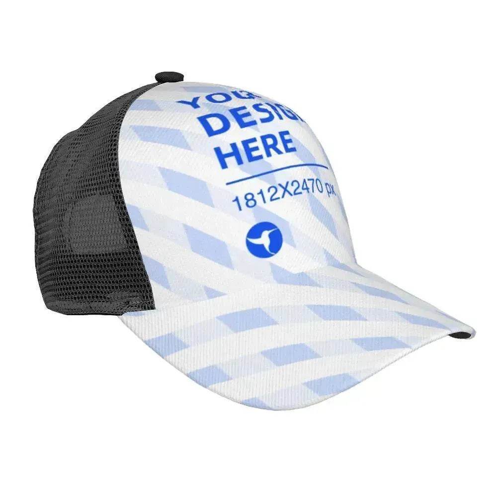 Curved Brim Mesh Sunscreen Baseball Hat - Velora