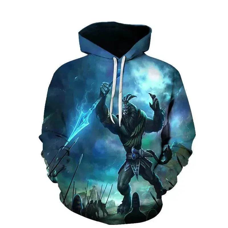 Customized 3D Digital Printing Couple Outfit Sweater LargeSize Baseball Uniform Hoodie - Velora