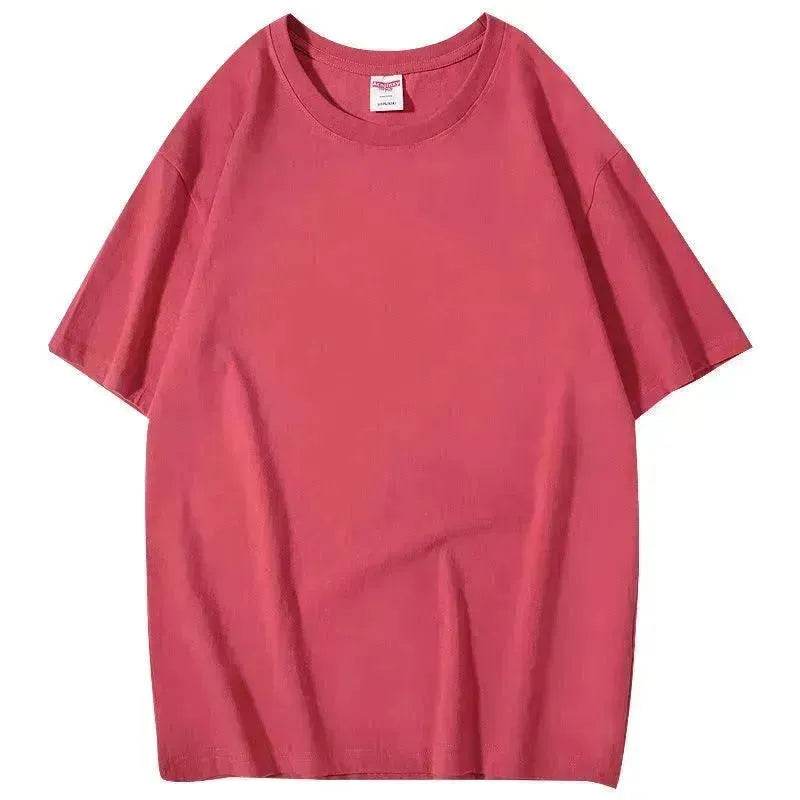 Customized Shoulder Down Pure Cotton T-shirt - Velora