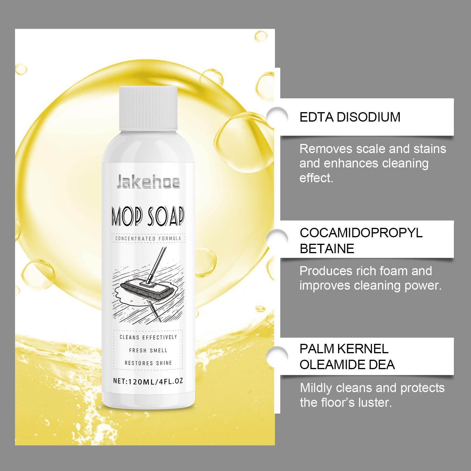 Jiekehao Mop Cleaning Daily Maintenance Renovation Cleaner Suitable For Solid Wood Floor Tiles - Velora